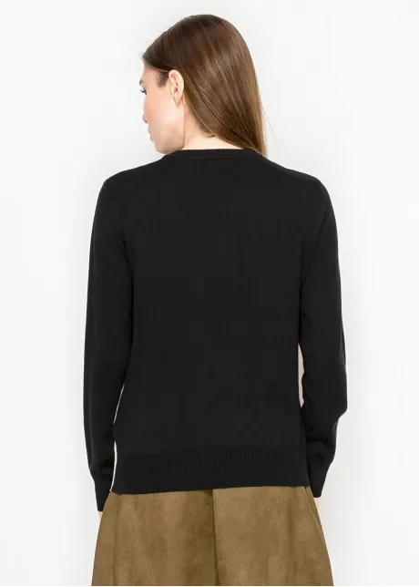 Black Diamond Pattern Sweater