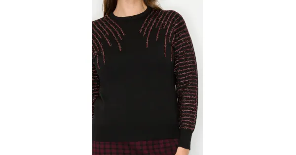 Varaia Pullover Black With Lurex