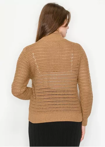 【値下げ中】SHISHIKUI | CAMI KNIT / CAMEL Boxy alpaca knit camel melange – TOTEME