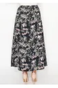 Painterly Abstract Maxi Skirt