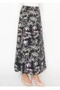Painterly Abstract Maxi Skirt