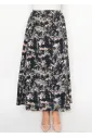 Painterly Abstract Maxi Skirt