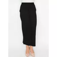 Classic Black Long Knit Skirt