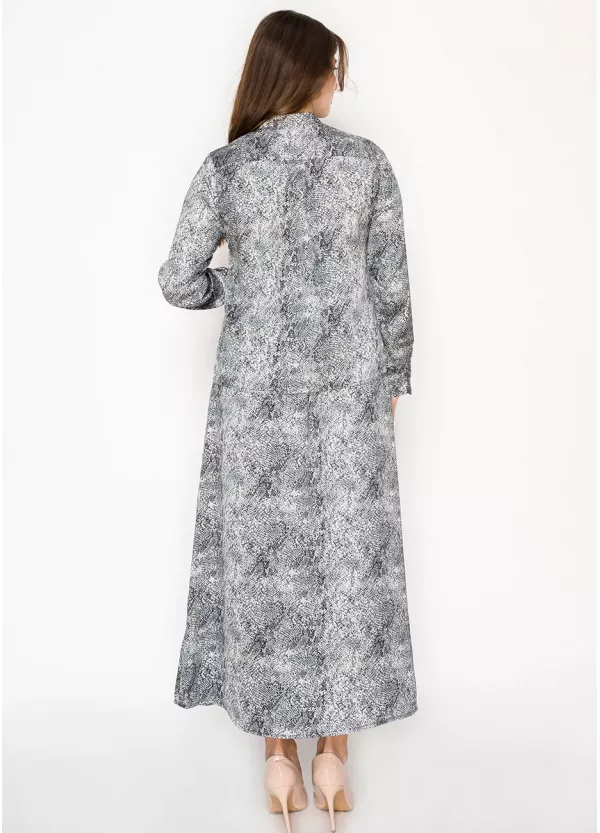 Abstract Grey Print Set