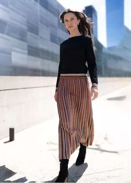 Striped Motion Knit Set