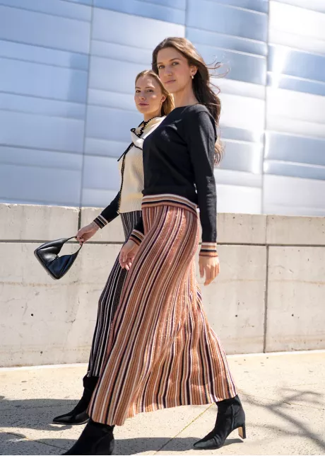 Striped Motion Knit Set