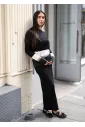 Colorblock Ribbed Hem Knit Sweater