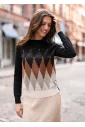 City Stroll Knit Outfit in Mocha & Cream