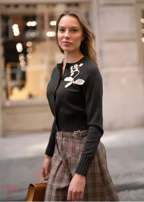 Olive Bloom & Plaid Rhythm Outfit