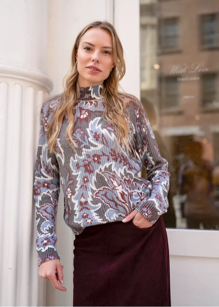 Burgundy Bloom Outfit