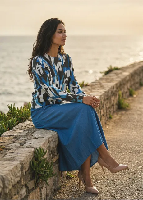 The Brushstroke Denim Outfit