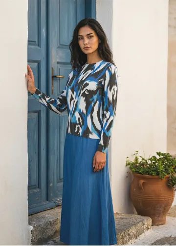 The Brushstroke Denim Outfit