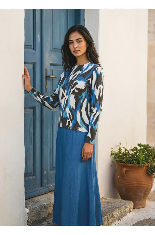 The Brushstroke Denim Outfit