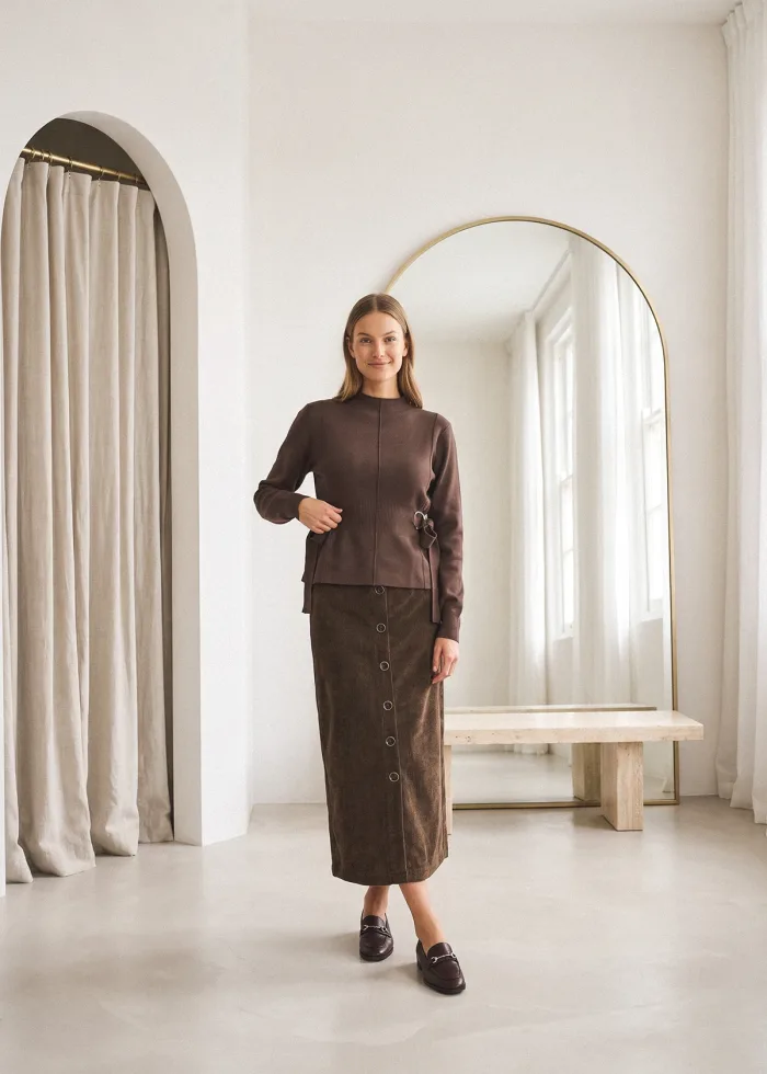 The Brown Ring Belt Outfit