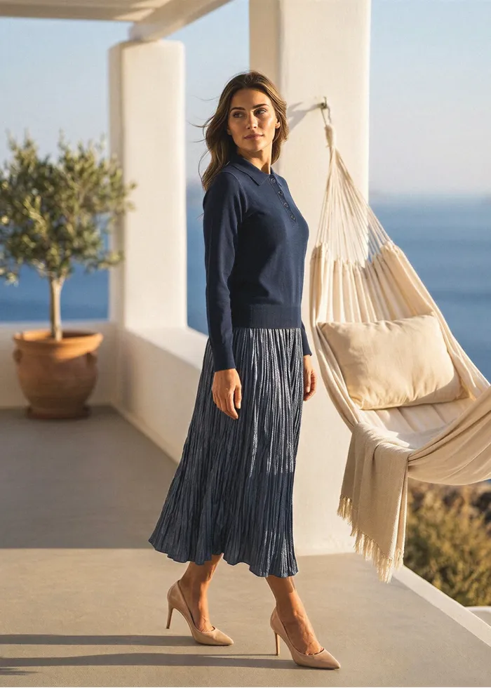 The Navy Polo Outfit