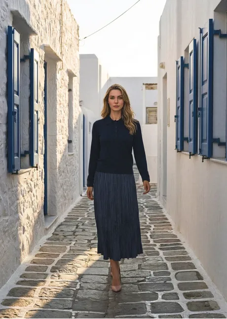 The Navy Polo Outfit