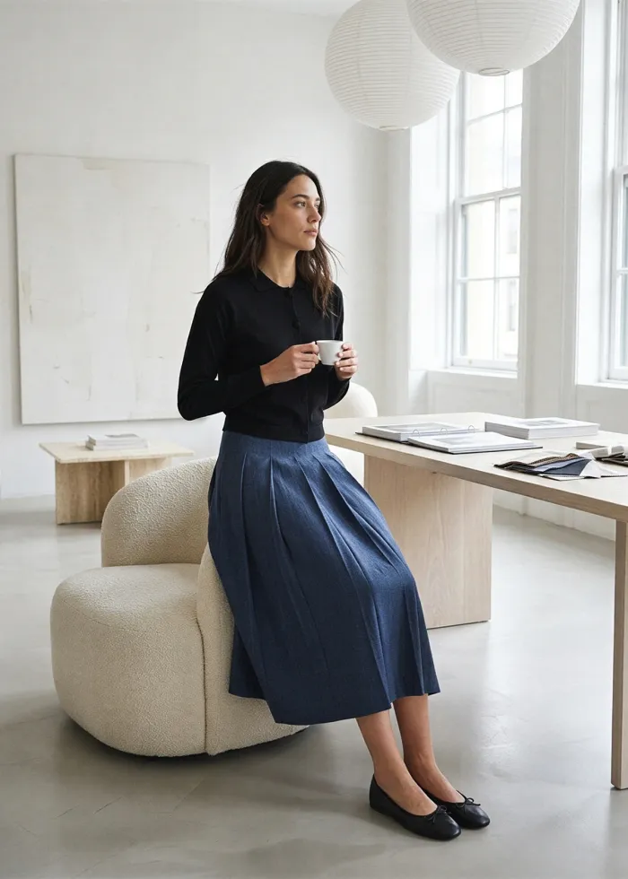 The Black & Navy Outfit
