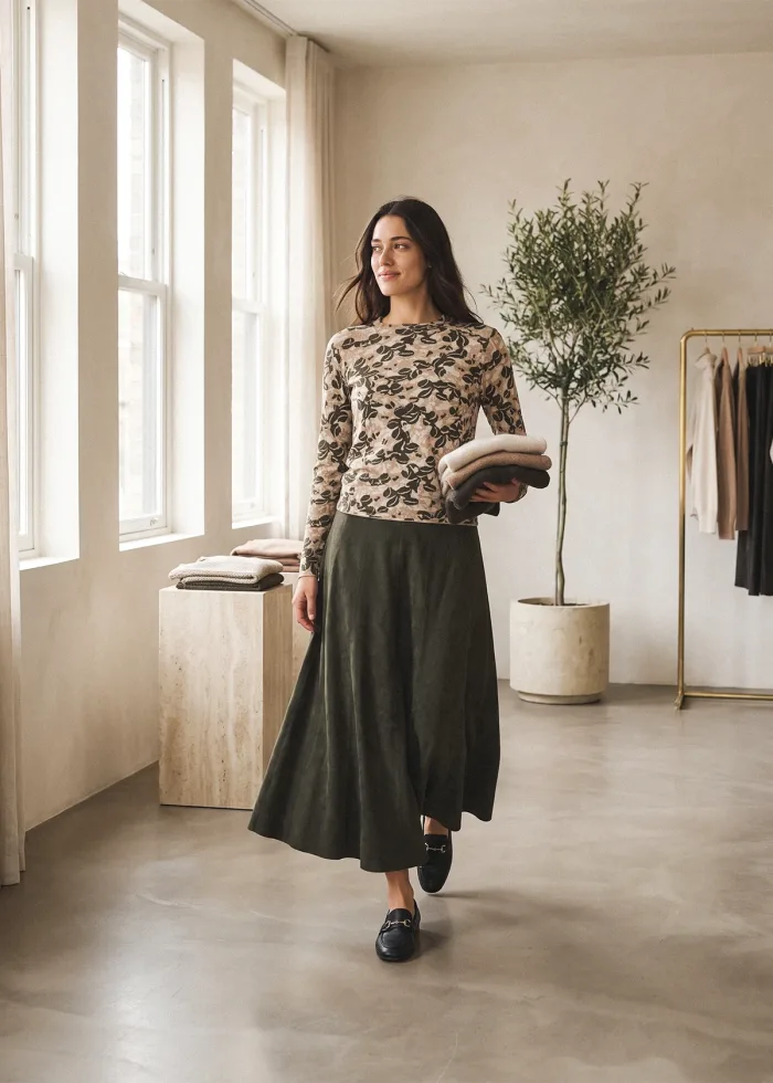 The Olive Floral Outfit