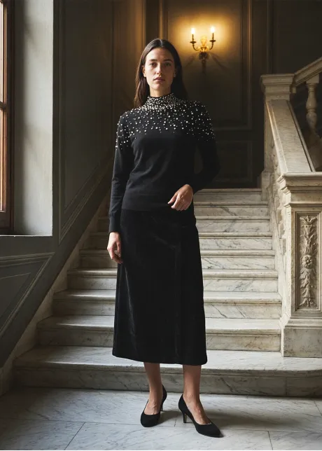 The Pearl & Velvet Outfit