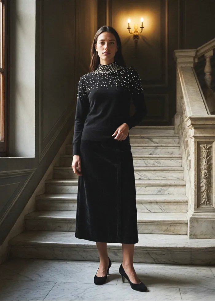 The Pearl & Velvet Outfit
