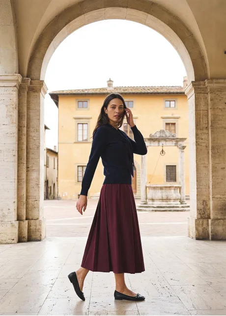 The Navy & Burgundy Outfit