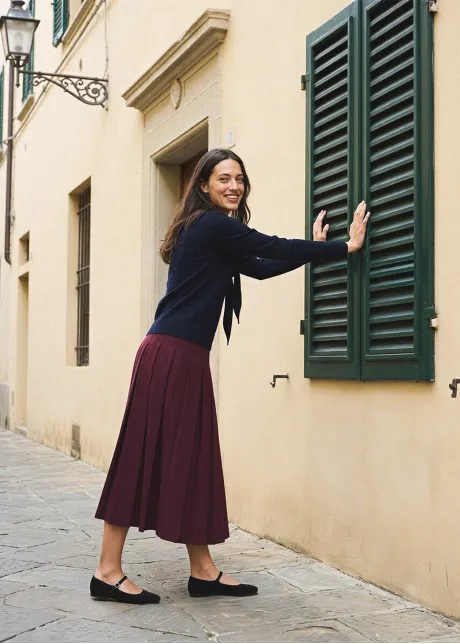 The Navy & Burgundy Outfit