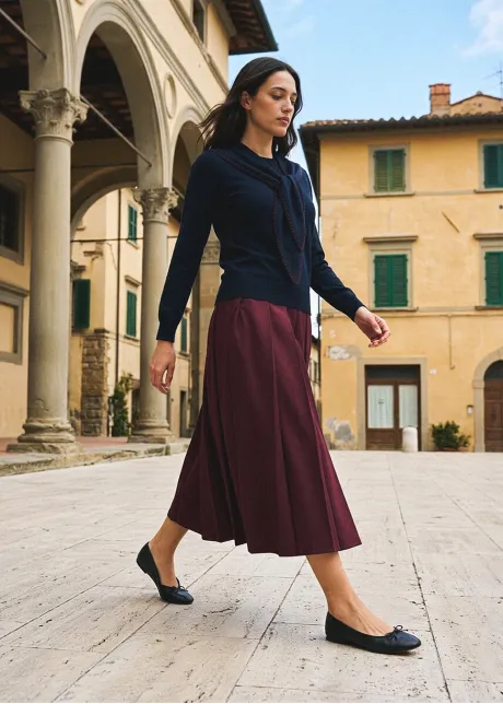 The Navy & Burgundy Outfit