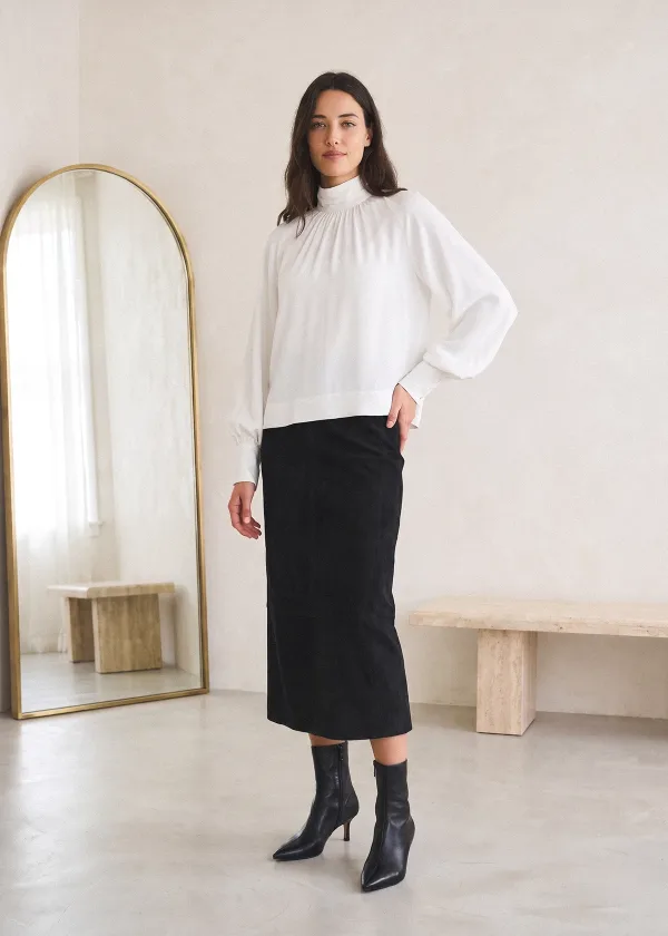 The White Balloon Sleeve Outfit