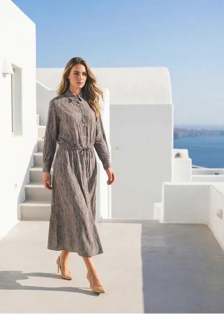 Sage and Rose Paisley Blouse and Skirt Set