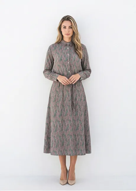 Sage and Rose Paisley Blouse and Skirt Set