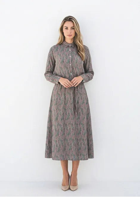 Sage and Rose Paisley Blouse and Skirt Set