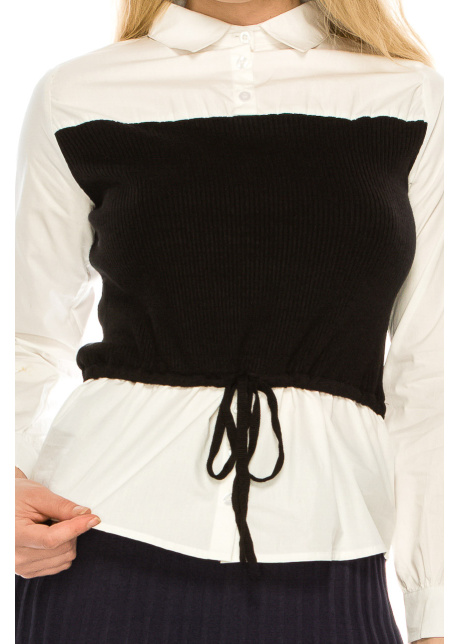 Corseted Button Down