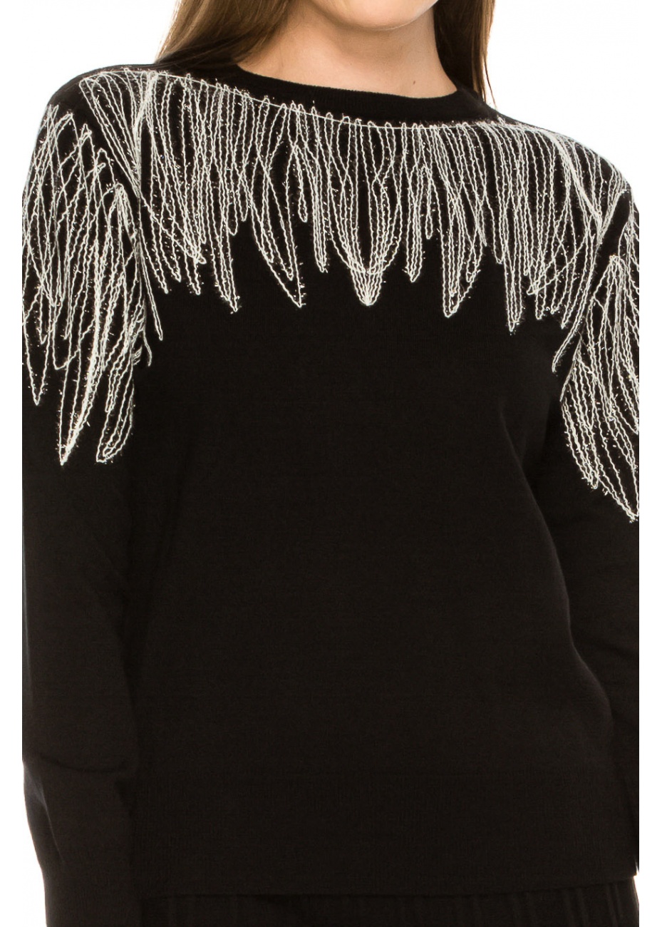 Embroidered detail Top