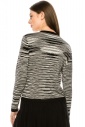 Black and White Abstract Line Sweater