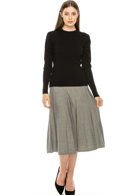 Black Puff Sleeve Shoulder