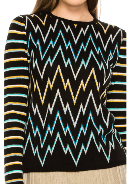 ZigZag Top Black