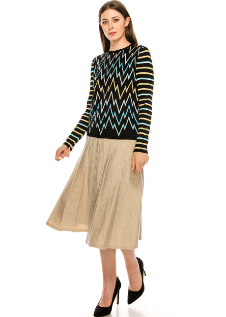 ZigZag Top Black