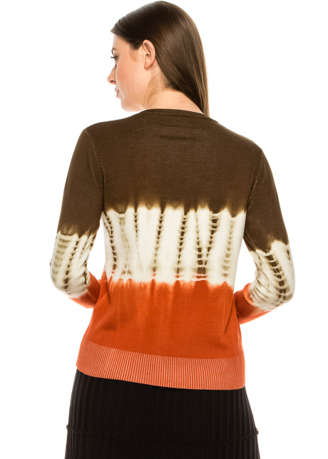 Orange Tye-Dye Top