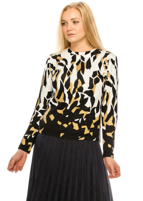 Abstract Cheetah Top