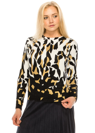 Abstract Cheetah Top