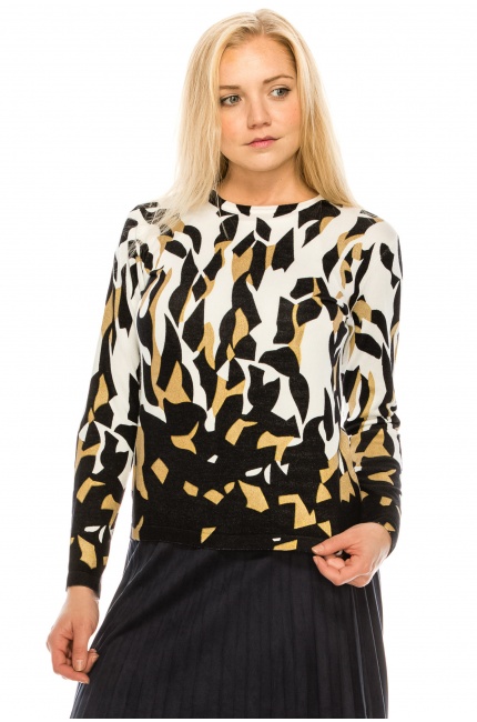 Abstract Cheetah Top