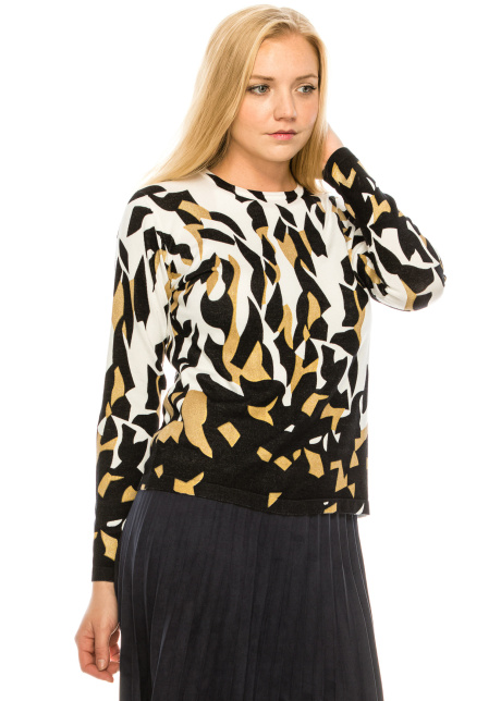 Abstract Cheetah Top
