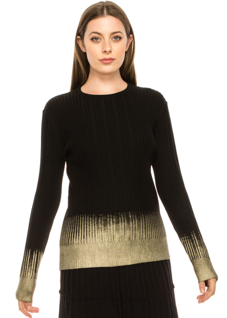 Gold Lined Top