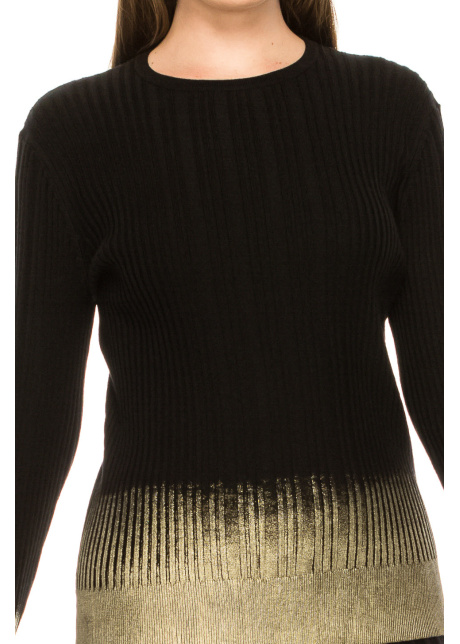 Gold Lined Top