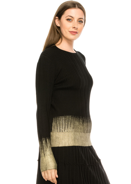 Gold Lined Top