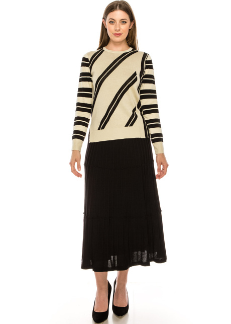 Diagonal Striped Top