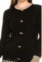 Two Tone Sweater - Black and Beige