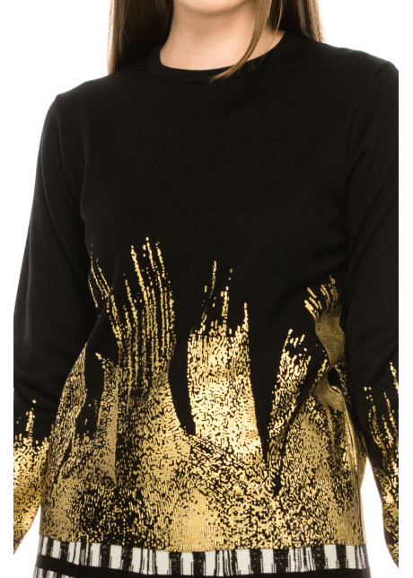 Gold Splatter Top