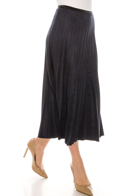 Navy Midi Skirt
