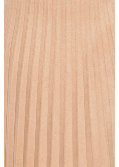 BLUSH PLEATED SUEDE SKIRT